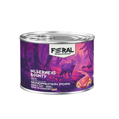 Lata Feral Gato Mono Protein Cerdo 200 gr1