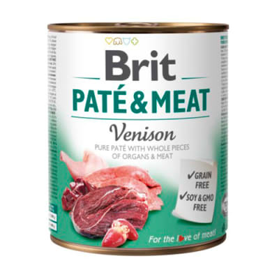 Brit Pate Venado y Pollo 800 gr