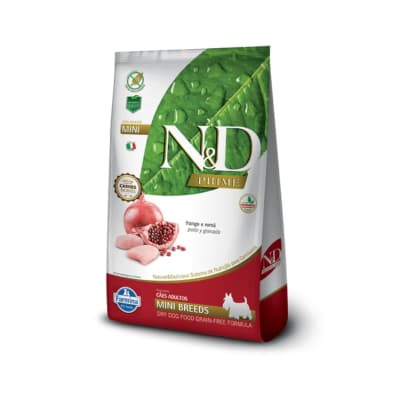 N&D Prime Perro Adulto Raza Pequeña Pollo y Granada 2,5 kg1