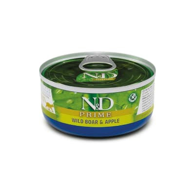 N&d Prime Gato Adulto Jabali Y Manzana Lata 70 gr1