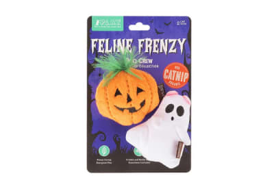 .Feline Halloween Fantasma y Calabaza2