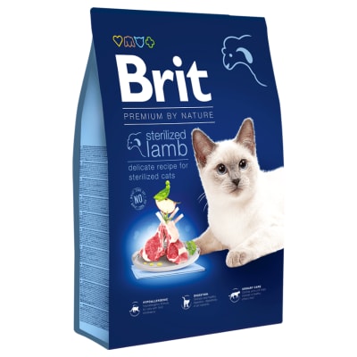 Brit Premium Gato Esterilizado Cordero 8 Kg