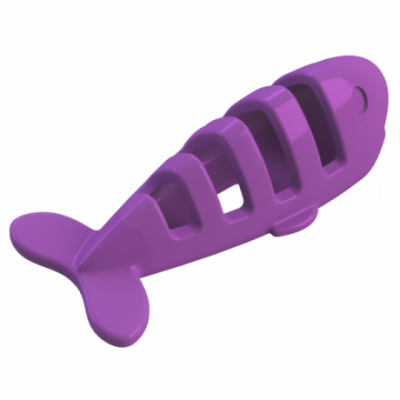 Pez Portagolosinas Violeta