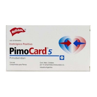 Holliday Pimocard 5 mg 20 Comprimidos
