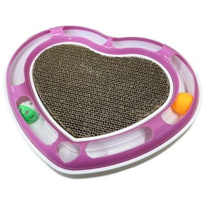 Rascador Cartón de Corazón  39 x 31cm  x 5cm de alto.1