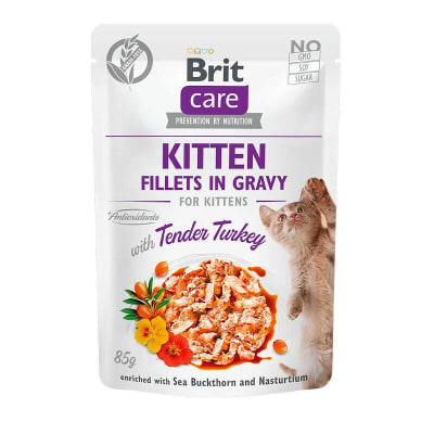 Brit Sobre Gatitos con Pavo 85 gr