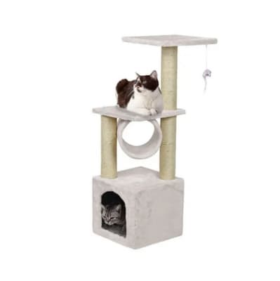 .Rascador Gato Torre Beige 92 cm1