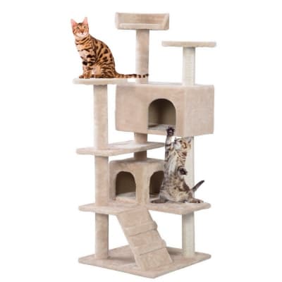 .Rascador Gato 7 Niveles 130 cm Alto