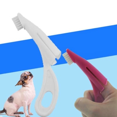 Cepillo dental para dedo 8 cm 2 unidades