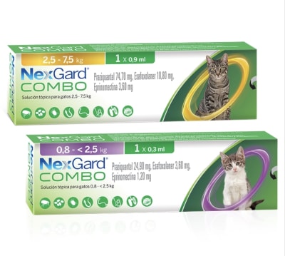 NexGard para Gatos Antiparasitario y Antipulgas1