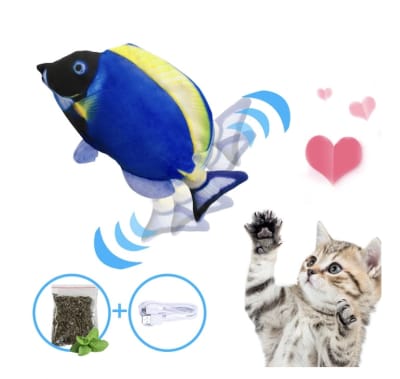 Pez Dori Móvil con Carga USB y Catnip