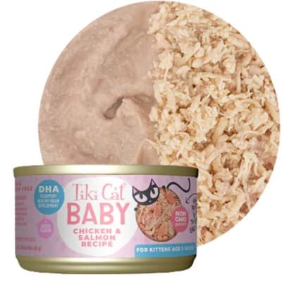 Tiki Cat Lata Baby Pollo y Salmón 70 gr
