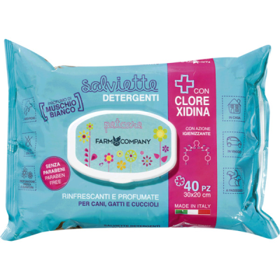 Toalla Húmeda FarmCompany con Clorhexidina 40 Unidades