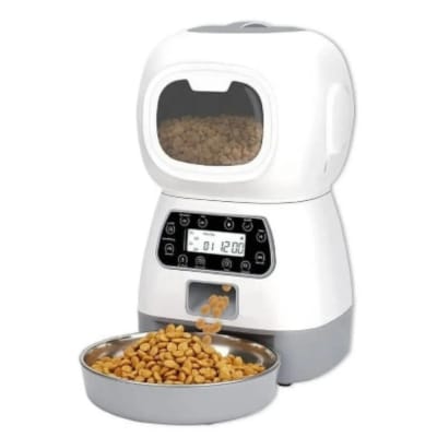 Dispensador Automático Para Mascotas Comida Con Tiempo1