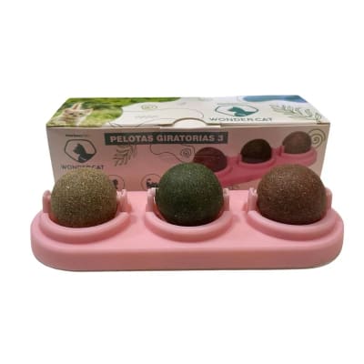 Pelotas Interactivas con Catnip para Gatos 14 cm