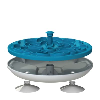 Aikiou Comedero Celeste Apto para Alimento Húmedo 14,5 cm1