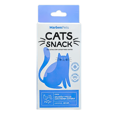 CAT SNACK SALMON Y POLLO CON HIERBA GATERA