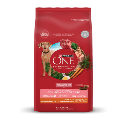 Purina ONE DOG ADULT MED/GRAND CORDERO1