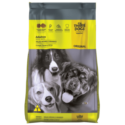 THREEDOGS ORIGINAL ADULTO RAZA MED/GRANDE