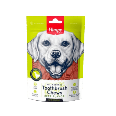 WANPY TOOHBRUSH CHEWS BEEF