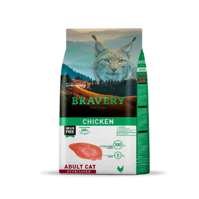 BRAVERY CHICKEN CAT ADULT STERILIZED 2 kg1