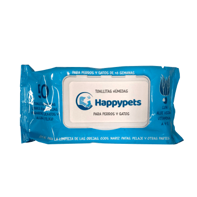 TOALLAS HUMEDAS HAPPY PET
