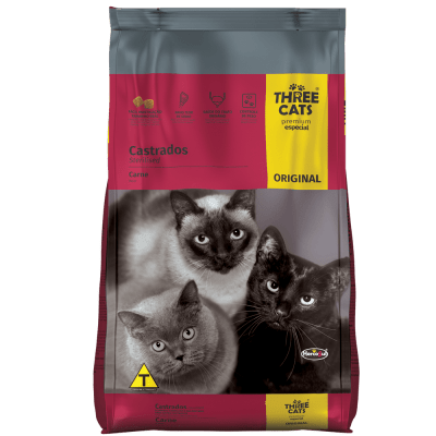 THREE CAT ORIGINAL CASTRADO