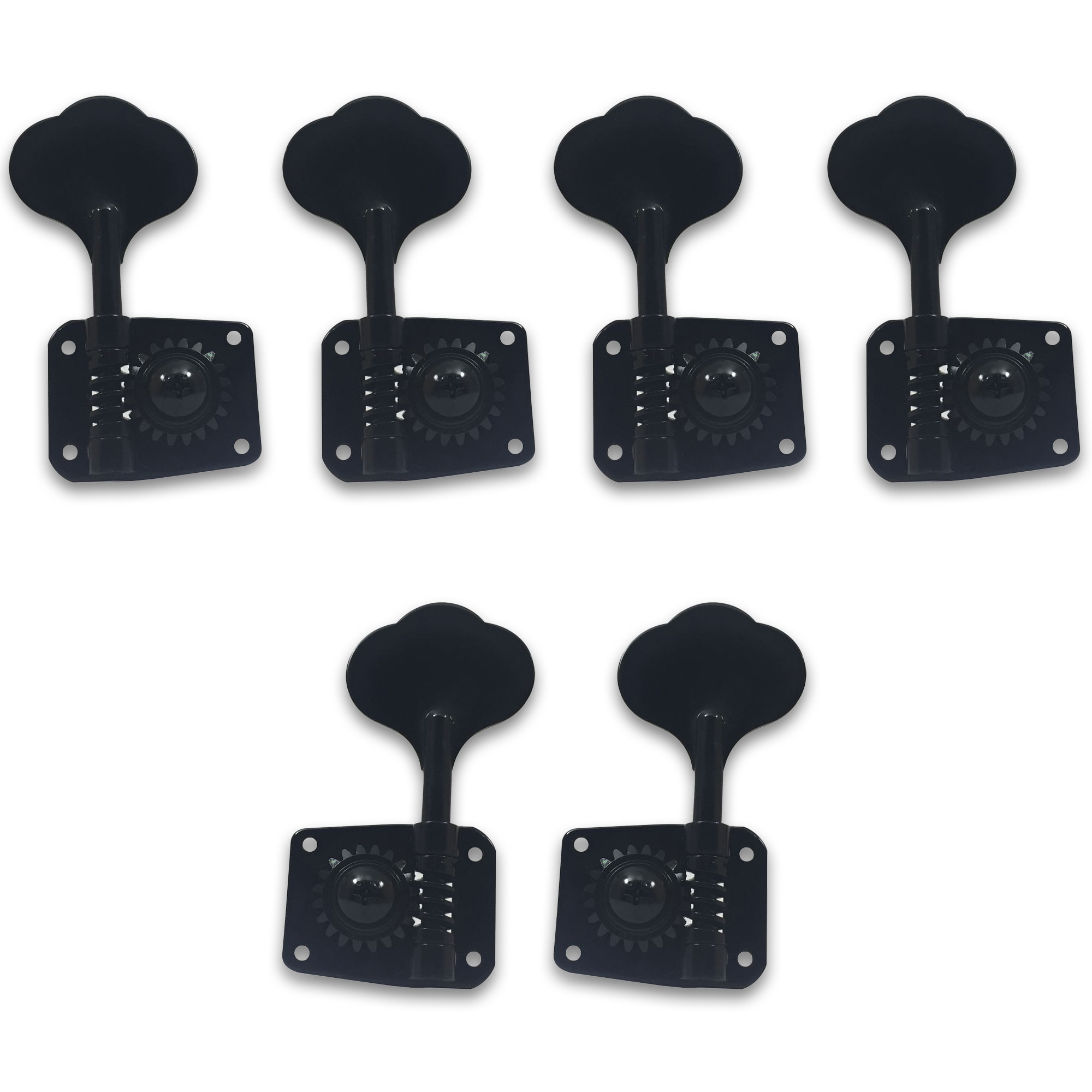 Clavijero Gotoh 4L+2R Black GB10 para Bajo Electrico
