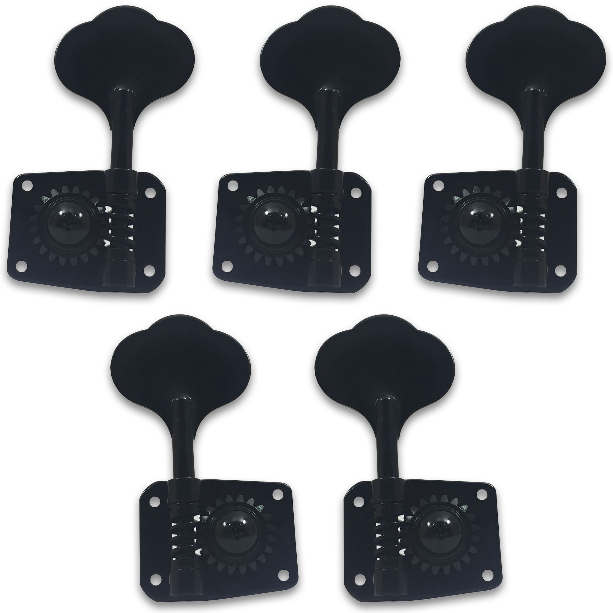 Clavijero Gotoh 3R+2L Black GB10 para Bajo Electrico