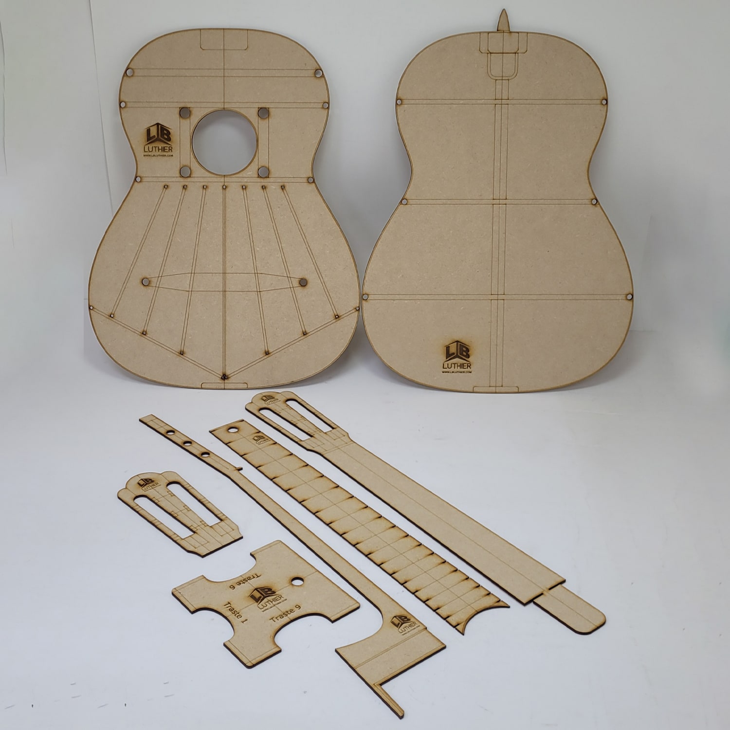 Plantilla Guitarra Clásica Hauser 1947 en MDF 3mm | LB Luthier
