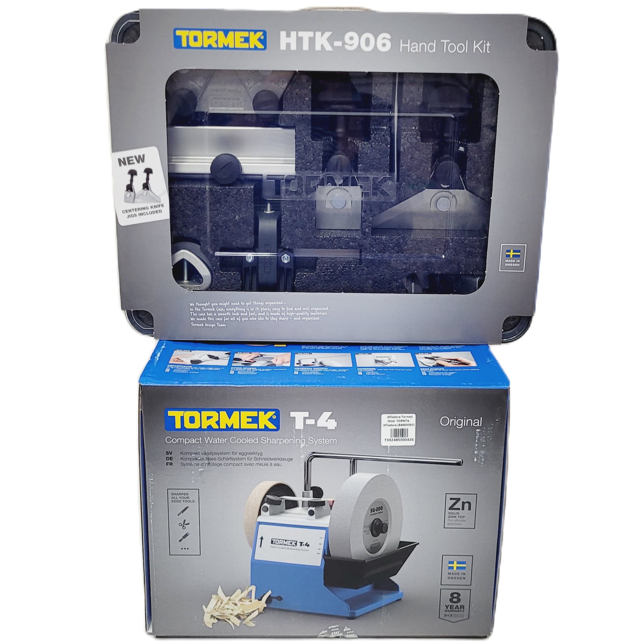 Pack Afiladora Tormek Mod: TORMT4 + Kit de Guias de Afilado HTK-906