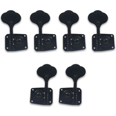 Clavijero Gotoh 4L+2R Black GB10 para Bajo Electrico