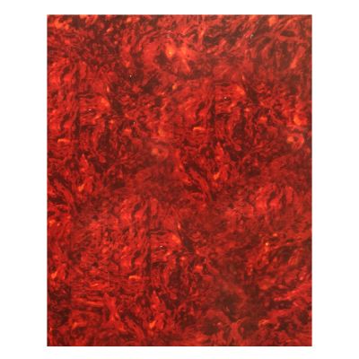 Lamina para Pickguard 300 x 450 mm. Mod: PC-TOR-R. Color: Red Pearloid. 4-ply 
