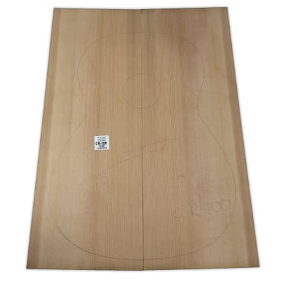 Tapa Armonica Unica CR-100 de Cedro Rojo Canadiense para Guitarra Calidad AAA1