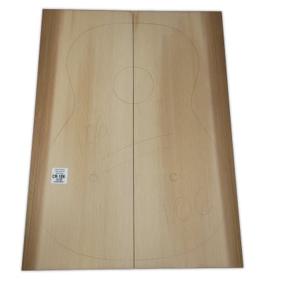 Tapa Armonica Unica CR-106 de Cedro Rojo Canadiense para Guitarra Calidad AAA1