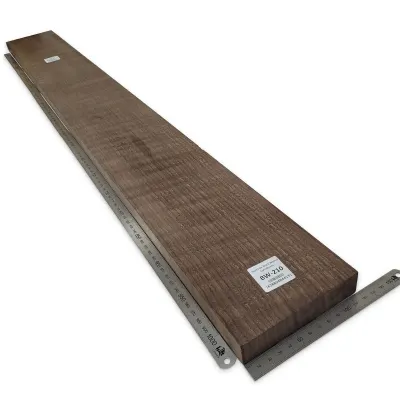 Mastil BW-210 de Black Walnut Especial Radial Flameado para Guitarra1