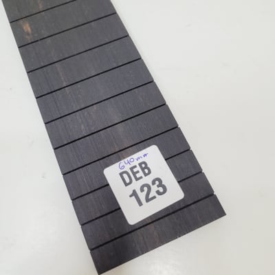 Diapason Ranurado REF: DEB-123 de Ebano para Guitarra Clasica Escala 640mm
