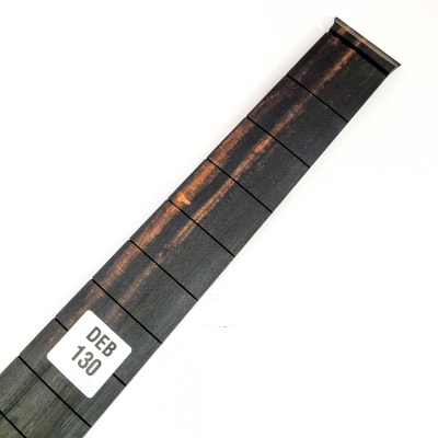 Diapasón Ranurado DEB-130 de Ébano Africano Especial para Guitarra Tipo Fender Escala 25.5