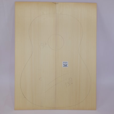 Madera para Tapa Armónica REF: 1316 para Guitarra de Abeto Engelmann Calidad AA1