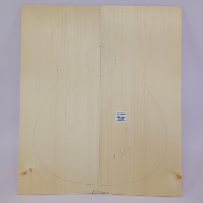 Madera para Tapa Armónica REF: 1319 para Guitarra de Abeto Engelmann Calidad AAA1