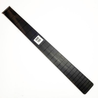 Diapasón Ranurado DEB-133 de Ébano Africano Especial para Guitarra Tipo Fender Escala 25.5