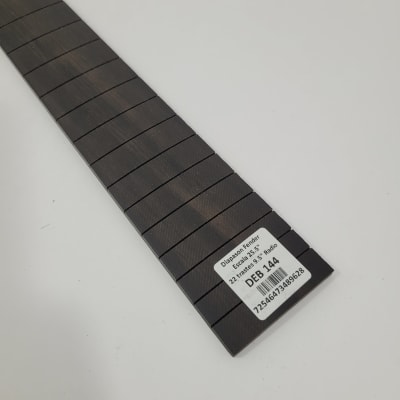 Diapason Ranurado Tipo Fender DEB-144 de Ebano Negro - Escala 25.5