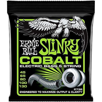 Bajo Electrico 045-130 5-String Slinky Cobalt (Ernie Ball®)1