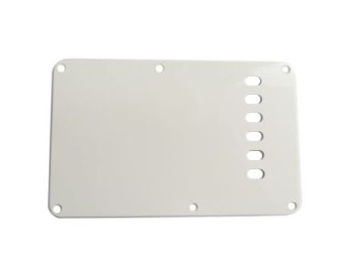 Back Plate Tremolo. White. W/H1