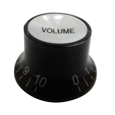 Perilla Plastica. Black. Tipo Les Paul para Volumen1