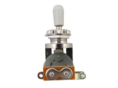 Switch 3-Way Corto para Les Paul. Mod: DM-20S. Perilla White1