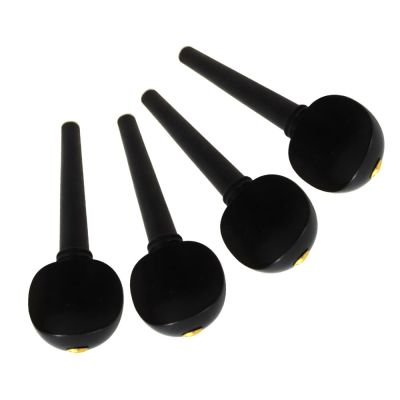 Clavijas para Cello 3/4 - 4/4 de Ebano. Mod: Swiss Tipo II1
