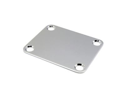 Neck Plate Estilo Fender. Mod: NBS-3. Chrome