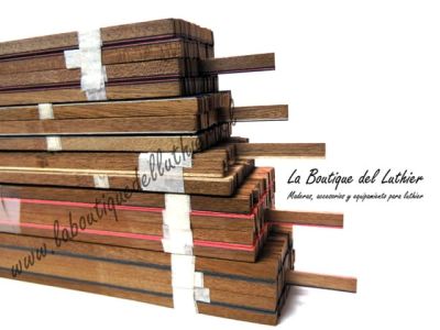 Filete de Caoba. Mod: B01. Con Linea Negro-Rojo-Negro1