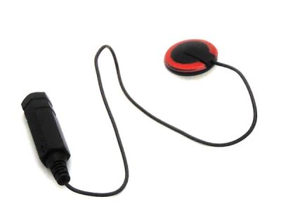 Piezo eléctrico 1 micrófono de contacto con cover Rojo, 25cm largo cable1